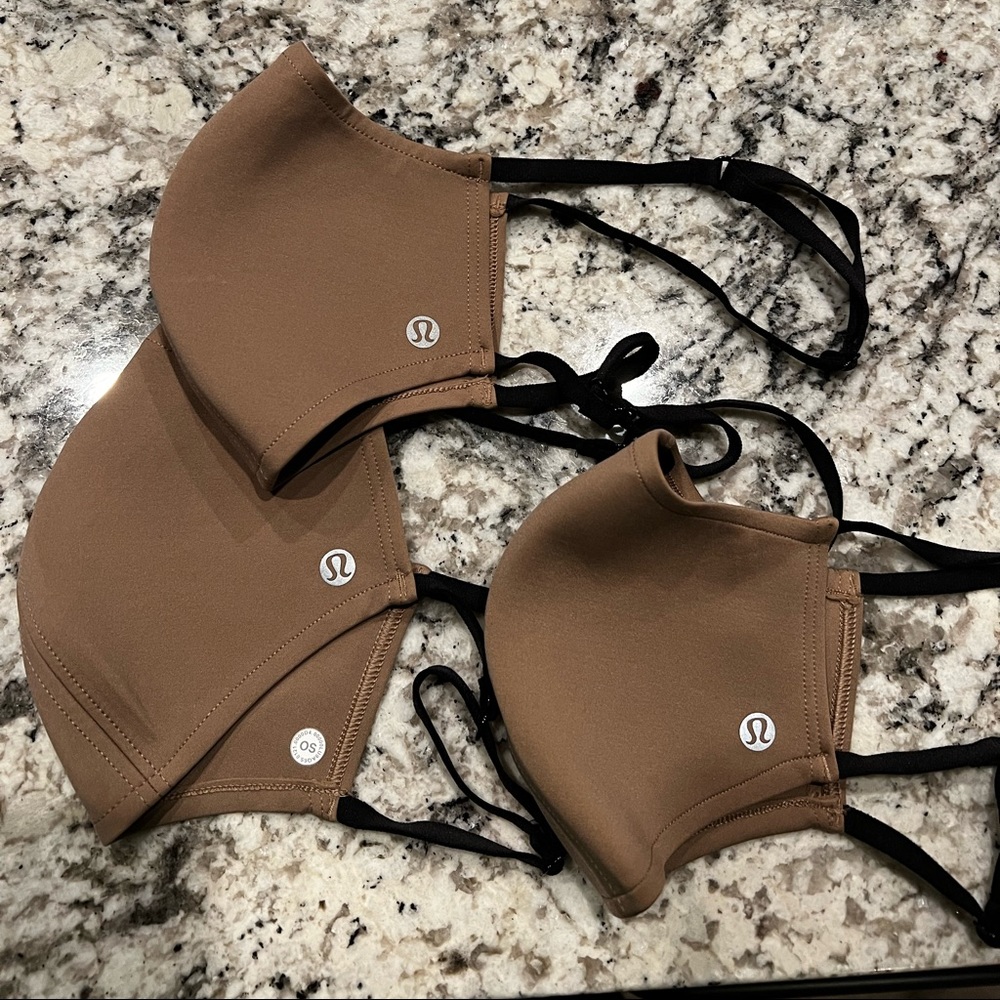 Lululemon 3 pack Face Masks